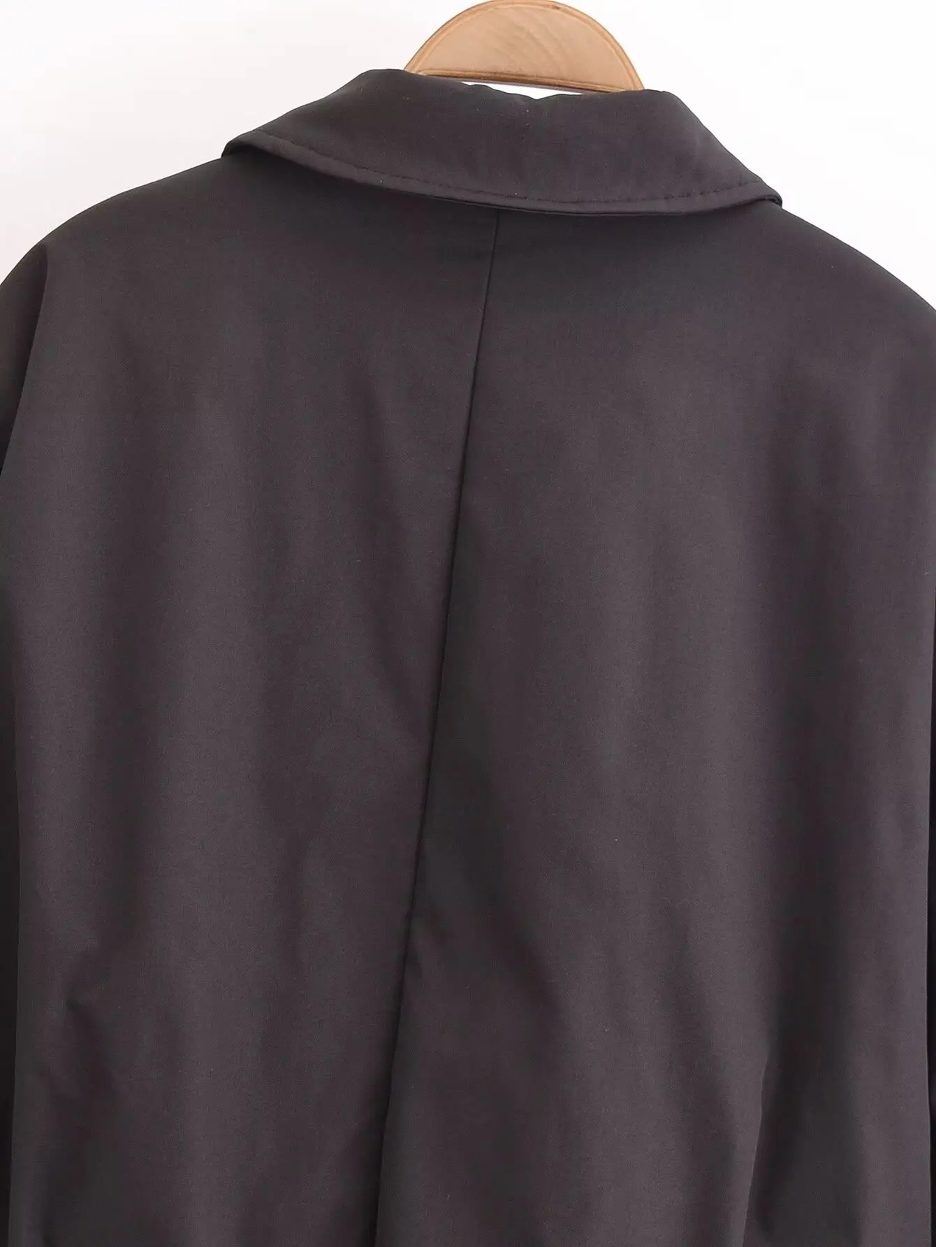 Parkas Jackets Women's Coat Black Outwear Solid Long Sleeve Tops 2024 inszart With Zipper Pockets Elegant Fashion inszart Jacket