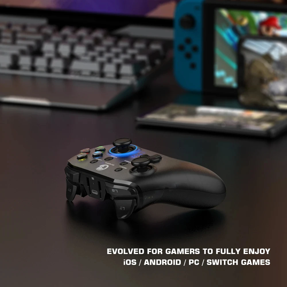 GameSir T4 Pro   Ʈѷ, 2.4G   е, ٵ ġ,  ̵, MFi , ȵ̵  