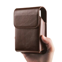 Durable Lightweight Crazy Horse Style Wallet Phone Case Pouch (Brown)