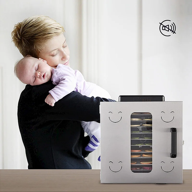 12-layer Commercial Fruit Dryer Machine Fruit Dryer Household Food Dehydrator Tea Bean Vegetable