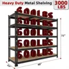 48" W x 24" D x 72" H Adjustable Garage Storage Shelves - 5-Shelf Heavy Duty Shelving Unit, Metal Utility Storage Organizer Rack 2