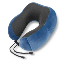 1pc U Travel Memory Cotton Pillow NeckMotor Cars And Aeroplanes NapMagnetic Fabric Ushaped 3