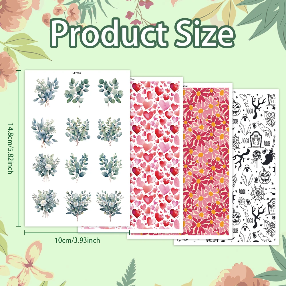Polymer Clay Transfer Paper Water Soluble Disposable Stickers for Jewelry Earrings Printing ceramic transfer paper