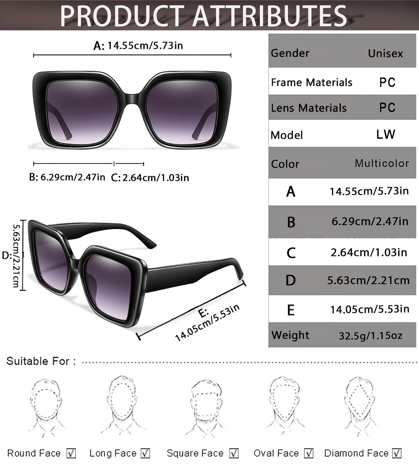 Trendige Brille, lässig, Steintöne, Farbe, UV-geschützt, für Damen und Herren, Outdoor, Radfahren, Wandern, Angeln, Golfbrille, modischer Schatten – Detail 2