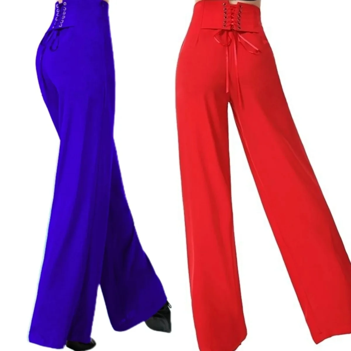 Dance Pants | V-Waist Tapered Knit Pants with Ankle Cuffs