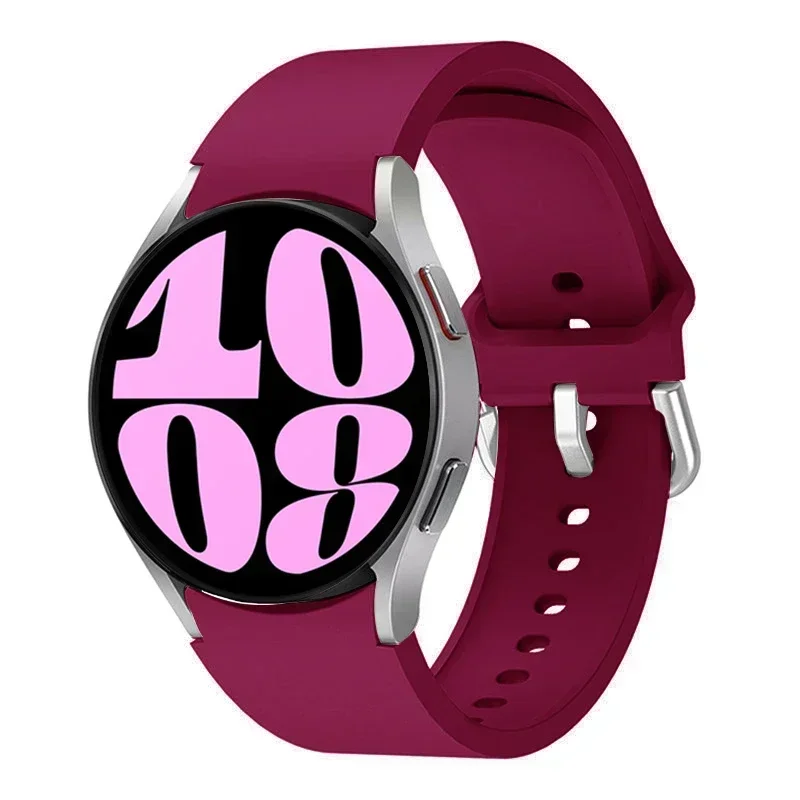 Sleek 20mm Silicone Watch Strap - Premium Wristband