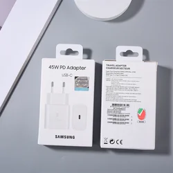 Samsung 45W USB - C Super Fast Charger Adapter - EU/UK Plug - White EU Charger