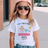 I'm Being Promoted To Big Sister T-shirt Baby Announcement T Shirt Kids Spanish Print Tee Girl Tops Children Tops Summer Clothes 1