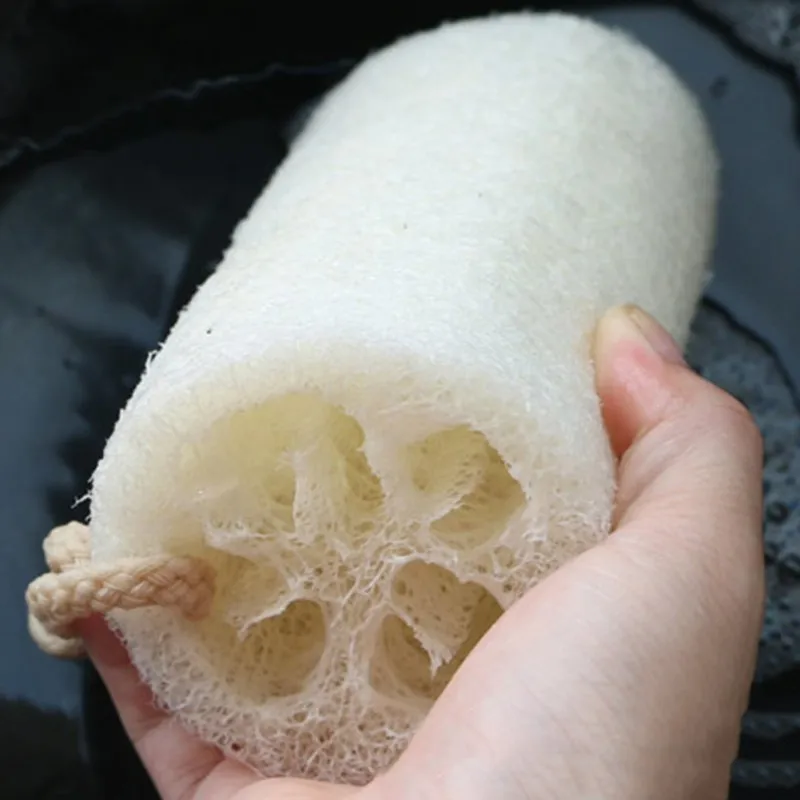Natural Loofah Washing Brushes Luffa Brush Sponge Kitchen Cleaing Scrubber Bathroom Rubbing Bath Towels Kitchen Towel Accessorie 2
