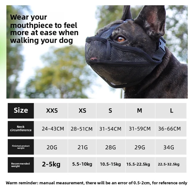 Breathable Pet Muzzle 3