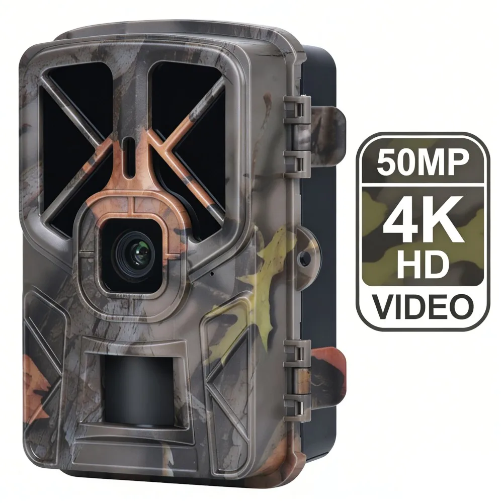 Caméra trail 4K 50MP infrarouge 940nm étanche IP66 avec écran pour observation chasse faune précise