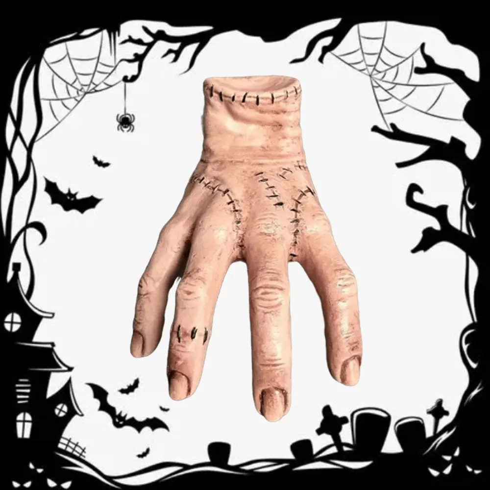 Horror Wednesday Thing Hand Toy From Addams Family Latex Figurine Home Decor Desktop Crafts halloween decorations for home 2023 1