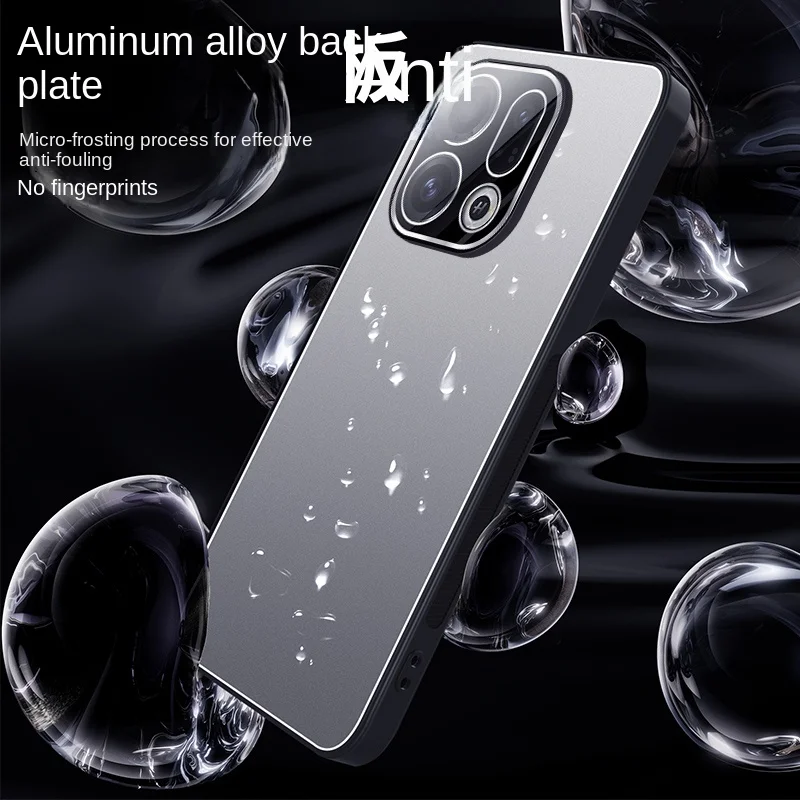 Enhanced Aluminum Alloy TPU Soft Case with Integrated Lens - Anti-Slip, Drop-Proof & Anti-Fingerprint