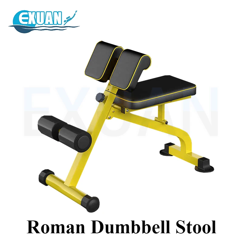 Multifunctional Folding Roman Dumbbell Stool Home Fitness Sit Up Stool Goat Weight-bearing Standing Up Trainer