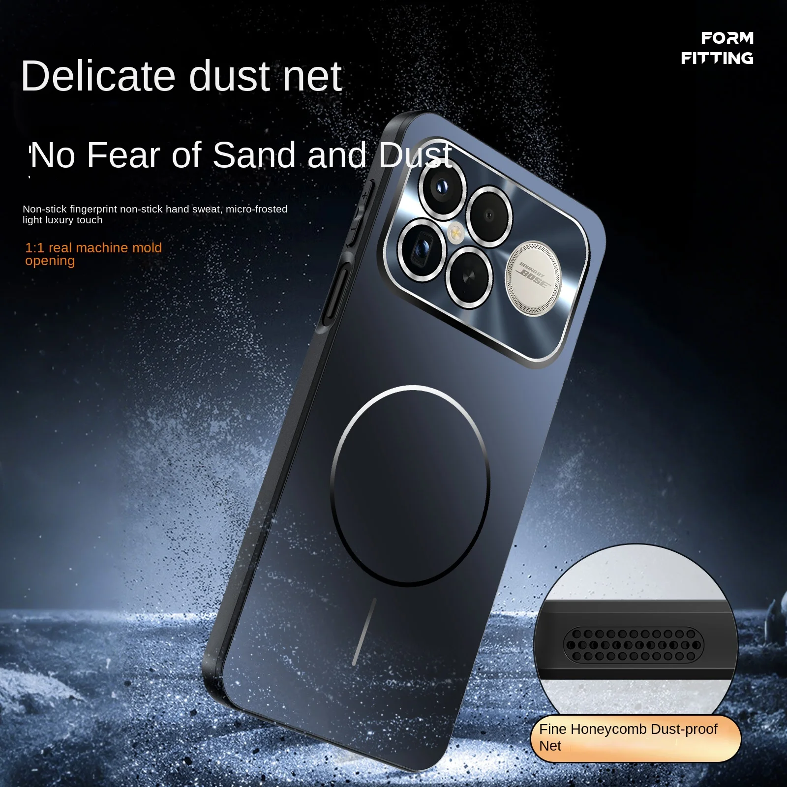 Colorful Magnetic Full Lens Protective Scratch-Resistant Drop-Proof Phone Case