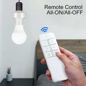 2.4G Bulb Base For Led Bulb WiFi Smart Bulb Socket Adapter For Google LED Lamp Holder Wireless Remote Control Smart Timer Switch 2