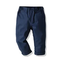 2024 Brand Boys pants autumn kids clothing baby casual pants cotton jeans 1-8Y Toddler cargo pants 3