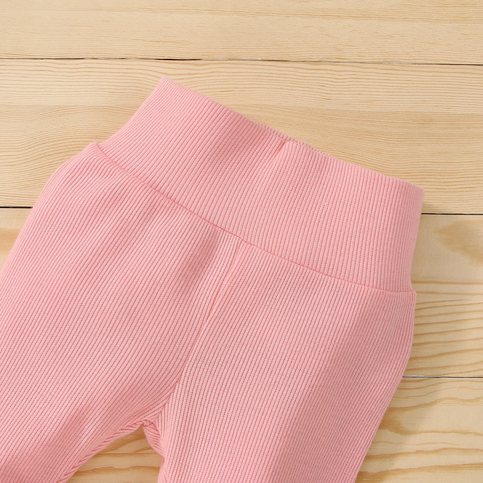 Completo Set Abbigliamento Neonato/a 0-18M: Tutina Floreale a Maniche Lunghe in Cotone e Pantaloni - 2 Pezzi Primavera Autunno - immagine 5