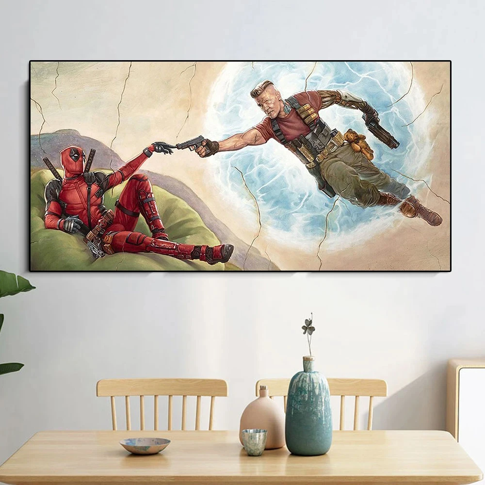 

Disney Nordic Style Superhero Death Guard Movie Poster Printing Avengers League Wall Art Canvas Paintings Home Living Room Decor