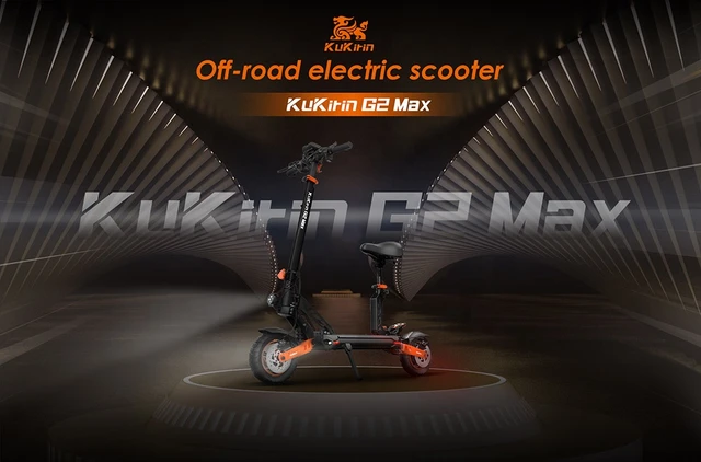 KUKIRIN G2 MAX Electric Scooter 10*2.75 Inch Off-road Pneumatic Tires 1000W  Brushless Motor