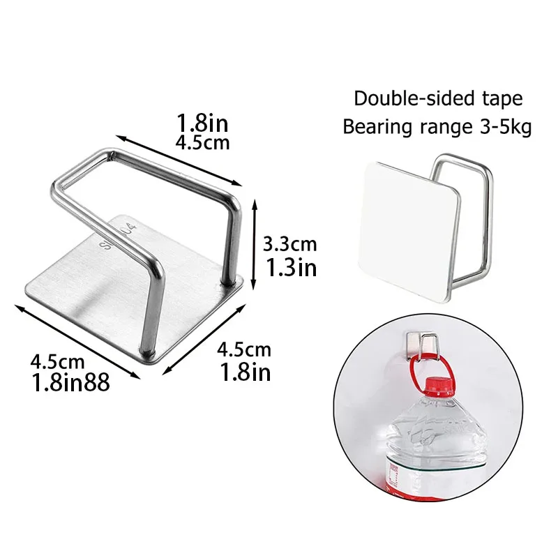 Non-perforated Wall-mounted Kitchen Shelves, Cutting Board Storage Racks, Pot Lid Racks, Hooks, Sink Drain Racks, Kitchen Tools 5