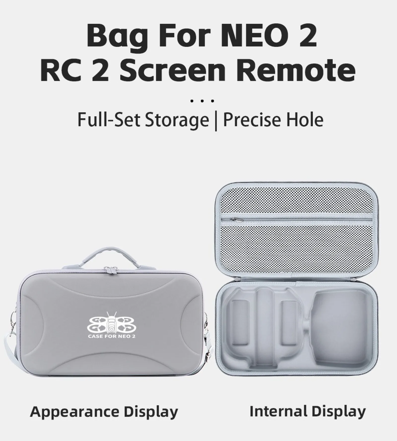 DJI Neo2 RC 2 올인원 보관 케이스 (숄더 스트랩 포함)