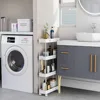 Multi - Layer 360° Rotating Storage Cart in ABS - Space - Saving, for Dorms & Kitchen,bathroom,Non-slip and durable 1
