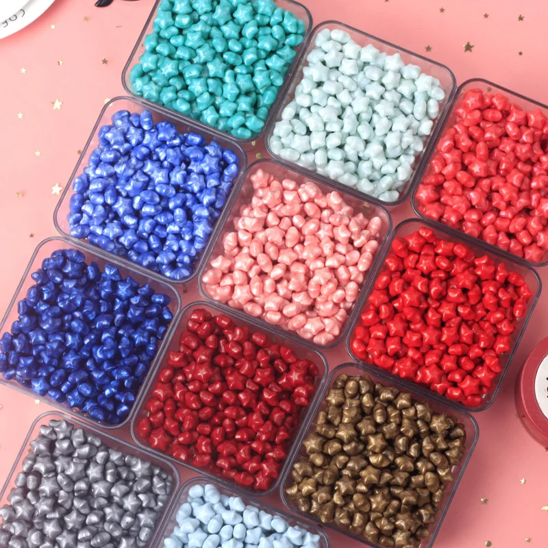 Monochrome Wax Particles for DIY Crafts and Wedding Invitations
