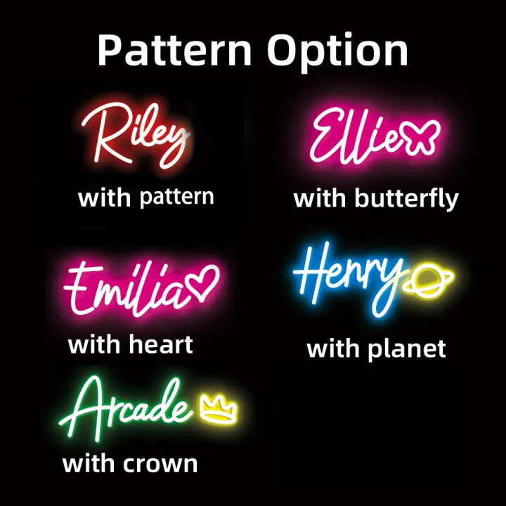Customize Neon Sign Personalized Name Sign Led Neon Night Light Birthday Gift Room Bedroom Decoration Wall Wedding LED Neon Lamp 3