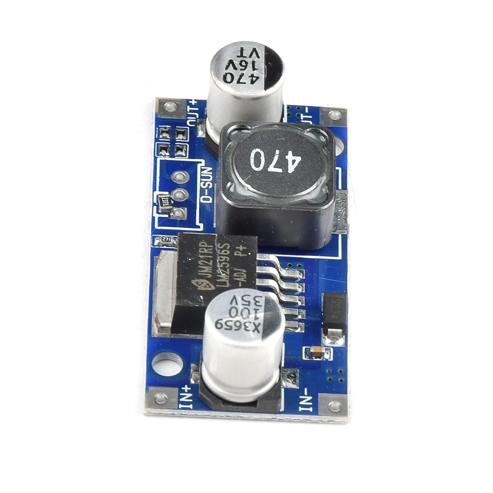DC-DC 스텝 다운 컨버터 모듈 3A DC 3.3V 5V 12V 24V 30V 조절 가능한 전압 조정기 LM2596ADJ LM2596S 전원 공급 모듈