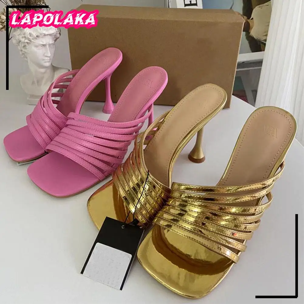 

Женские сандалии с открытым носком, пляжные шлепанцы на высоком каблуке, римские сандалии, лето 2023