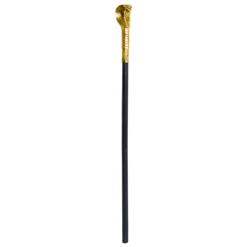 23,62 Zoll Schlange Cobras Cane Pharao Zepter Zuhälter Zauberer Stab Halloween Cosplay Kostüm Zubehör für Frauen Männer – Detail 9