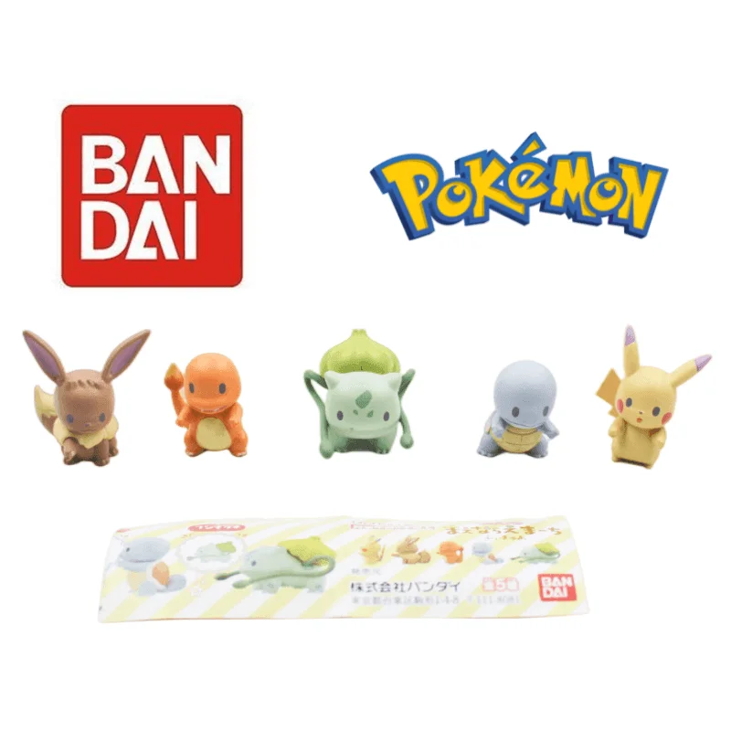 Pokémon Gashapon Mystery Blind Boxes figura de Anime aleatoria Pikachu Kawaii juguetes