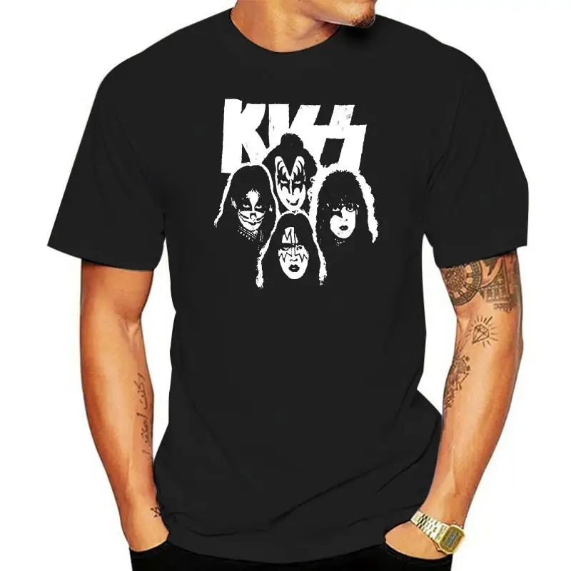 

Футболка Kiss Band Rocks, тяжелый металл, жесткий камень, Официальный Размер M XL NWT