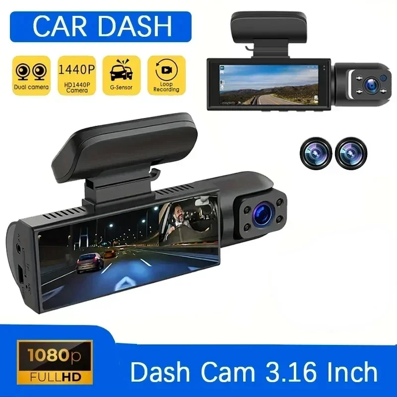 Digitale Camera 4K Autofocus 64MP Compacte Met Dubbele Lens, 16 Voudige Zoom Anti Shake 32 Gb Kaart 2 Batterijen Voor Jongeren Beginners Zwart 1321869292