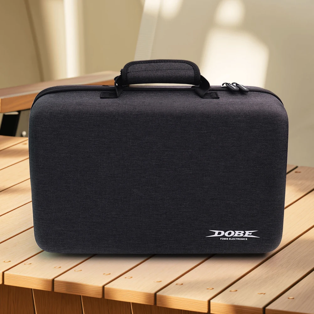 For PS5 Slim Hard Carrying Case Protective Travel Handbag Organizer Protective Case for PS5 Slim Disc/Digital Console Controller