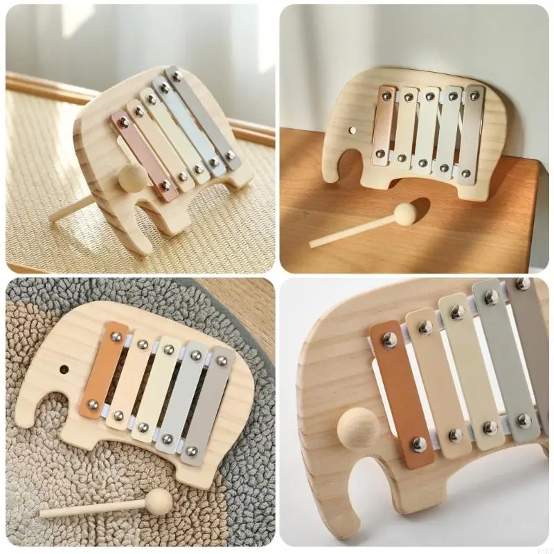 PXPF 5 Tones Multicolor Xylophone Musical Instrument Baby Kids Puzzles Toy