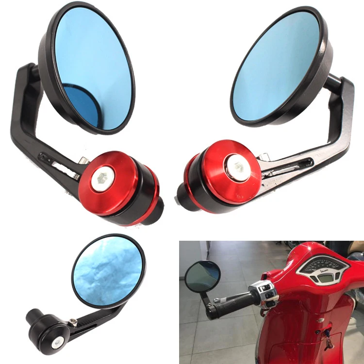 

Motorcycle Parts Rearview Mirror Refitted Moped Handlebar 22mm All-aluminum Round