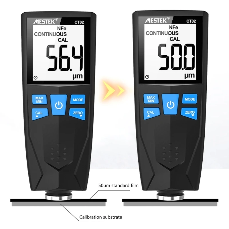 

Double Use Coating Thickness Tester Coating Meter for Car Paint Measurements