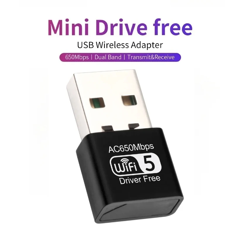 

Адаптер Wi-Fi RTL8811, 650 Мбит/с, 5 ГГц и 2,4 ГГц