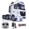 LESU 8X8 RC Tractor Truck Model W/ Metal Chassis 1/14 4 Axles 3363 RTR Radio Control Car Assembled Light Sound System THZH1537 4
