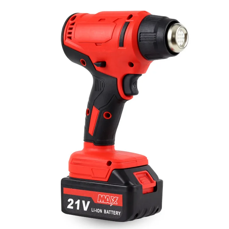Lithium Battery Rechargeable Heat Gun, Small Wireless Plastic Welding Gun, High-power Portable Heat Shrinkable Film Baking Gun