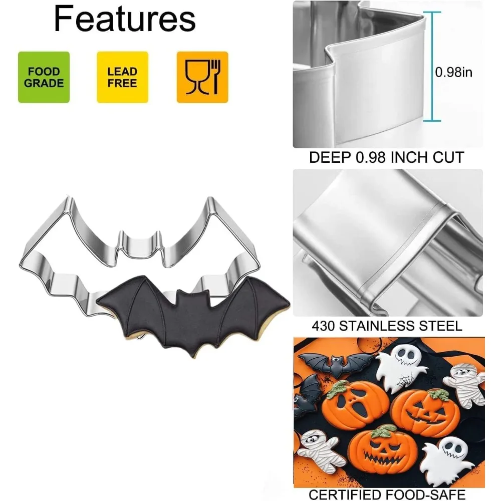 halloween cookie cutters set 2