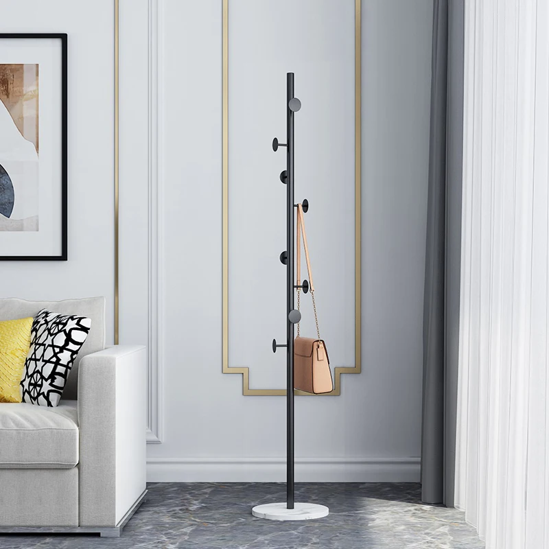 Clothes Rack Vertical Floor-Standing Bedroom Home Indoor Metal Clothes Hanger