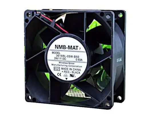 

NMB-MAT 3615RL-05W-B59 EQ1 DC 24V 0.93A 3-Wire 90x90x38mm Server Cooling Fan