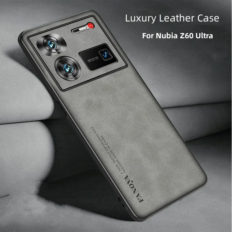 Custodia Per Nubia Z60 Z50 Cover Posteriore In Pelle Opaca Ultra Lussuosa Per Nubia Z 60 Paraurti Antiurto Sottile Ultra Funda