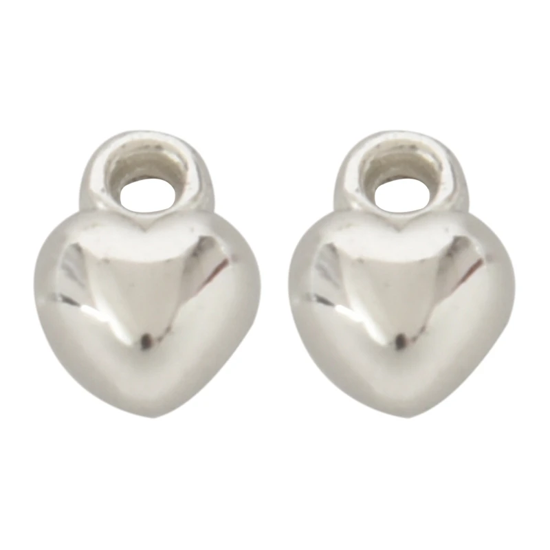 400 Pezzi Love Heart Charm Gocce E Ciondoli 8X6Mm