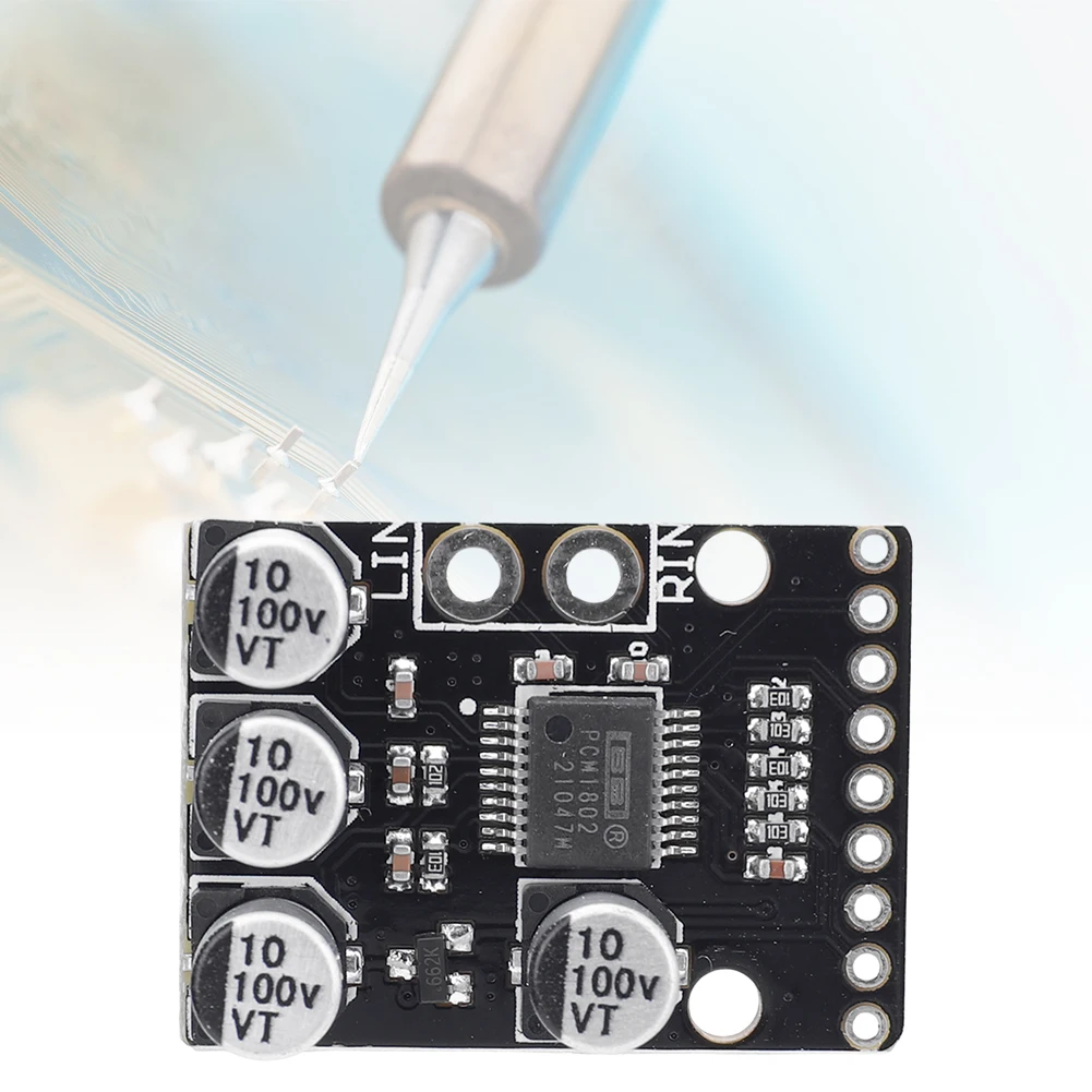 PCM1802 오디오 96kHz ADC 단일 종단 아날로그 입력 디코더 스테레오 디지털 PCM AV 증폭기 플레이어 보드 3.3/5 V ADC 디코더