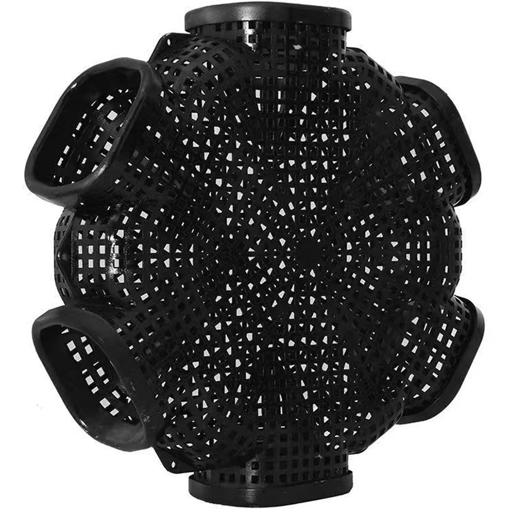 

Eel Cage Fishing Crawfish Mesh Trap Landing Net Plastic Lure Portable Crab Bait Catcher Reusable