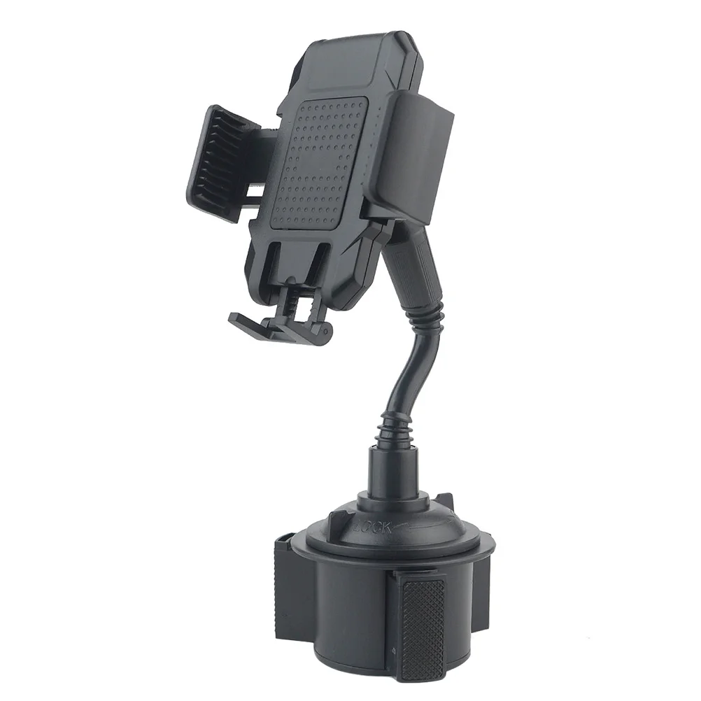 

Adjustable Car Mount Cup Holder Universal Mobile Phone Stand Cradle Kit Automobile Water Cup Seat Phone Bracket 360 Degree